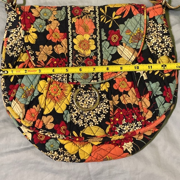 Vera Bradley Floral Patchwork Shoulder Bag - Picture 9 of 11